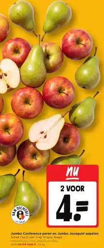 Jumbo Jumbo Conference peren en Jumbo Jonagold appelen aanbieding
