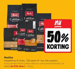 Jumbo Melitta cafèbar selection aanbieding