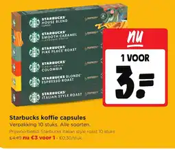 Jumbo Starbucks koffie capsules aanbieding