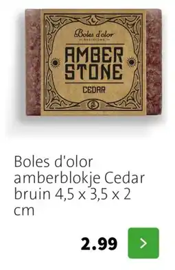 Intratuin Boles d'olor amberblokje Cedar aanbieding