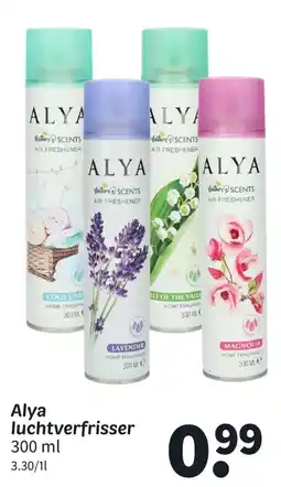 Wibra Alya luchtverfrisser aanbieding