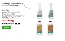Intratuin Intratuin onderhoudsmiddelen aanbieding