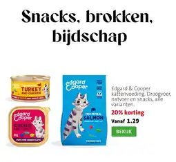 Intratuin Edgard & Cooper kattenvoeding aanbieding