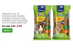 Intratuin vitakraft cavia- of konijnsnacks aanbieding
