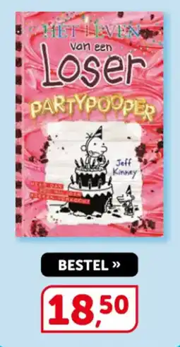 Boekenvoordeel Het leven van een loser party pooper aanbieding