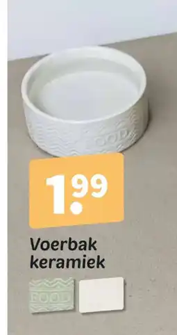 Wibra Voerbak keramiek aanbieding