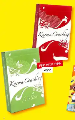 Boekenvoordeel Karma Coaching Milieu aanbieding
