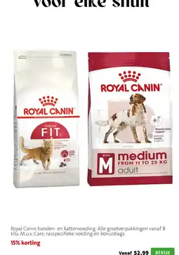 Intratuin Royal Canin honden- en kattenvoeding aanbieding