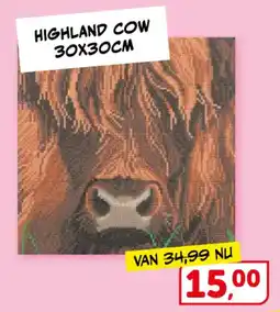 Boekenvoordeel highland cow aanbieding