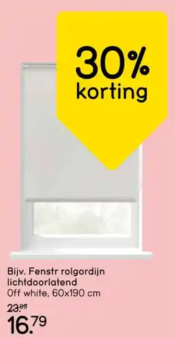 Leen Bakker Fenstr rol gordijn aanbieding
