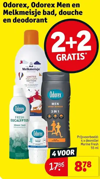 Odorex, Odorex Men en Melkmeisje bad, douche en deodorant