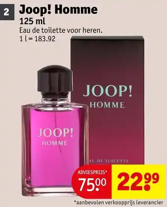 Kruidvat Joop! Homme aanbieding