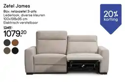 Leen Bakker Zetel James aanbieding