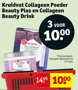 Kruidvat Kruidvat Collageen Poeder Beauty Plus en Collageen Beauty Drink aanbieding