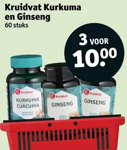 Kruidvat Kruidvat Kurkuma en Ginseng aanbieding