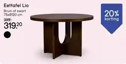 Leen Bakker Eettafel Lio aanbieding