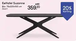 Leen Bakker Eettafel Suzanne aanbieding
