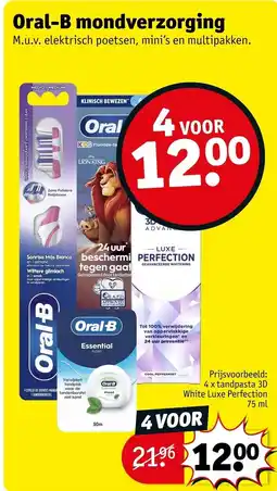 Kruidvat Oral-B mondverzorging aanbieding