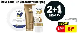 Kruidvat Dove hand- en lichaamsverzorging aanbieding