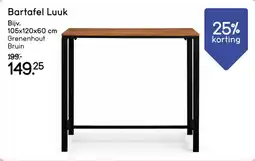 Leen Bakker Bartafel Luuk aanbieding