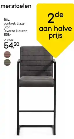 Leen Bakker barkruk Lizzy aanbieding