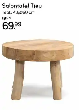 Leen Bakker Salontafel Tjeu aanbieding