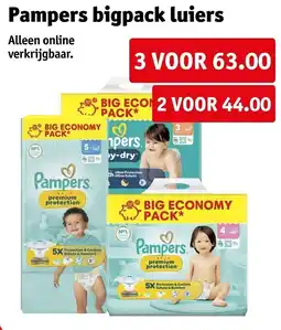 Kruidvat Pampers bigpack luiers aanbieding