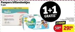 Kruidvat Pampers billendoekjes aanbieding