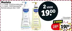 Kruidvat Mustela aanbieding