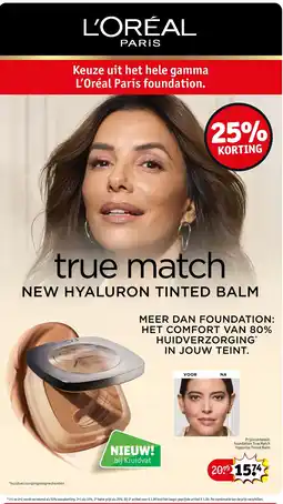 Kruidvat true match new hyaluron tinted balm aanbieding