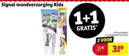 Kruidvat Signal mondverzorging Kids aanbieding