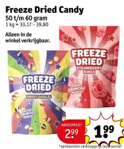 Kruidvat Freeze Dried Candy aanbieding