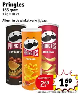 Kruidvat Pringles aanbieding