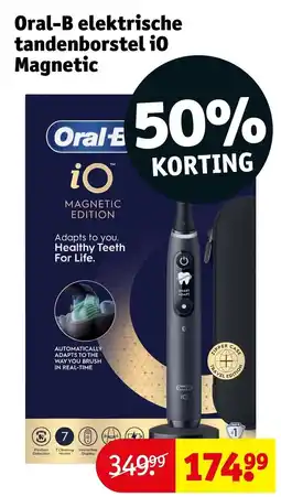 Kruidvat Oral-B elektrische tandenborstel iO Magnetic aanbieding