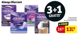 Kruidvat Always discreet aanbieding