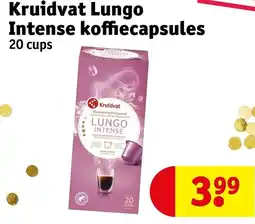 Kruidvat Kruidvat Lungo Intense koffeecapsules aanbieding