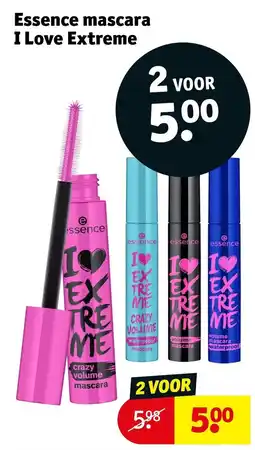 Kruidvat essence mascara I Love Extreme aanbieding