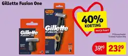 Kruidvat Gillette Fusion One aanbieding
