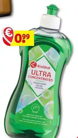 Kruidvat Kruidvat ultra concentrated afwasmiddel liquide vaisselle aanbieding