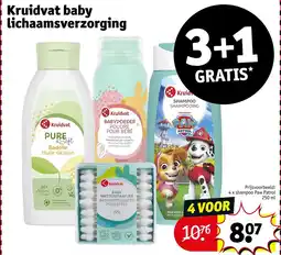 Kruidvat Kruidvat baby lichaamsverzorging aanbieding