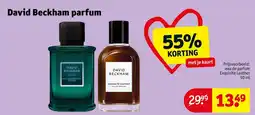 Kruidvat David Beckham parfum aanbieding