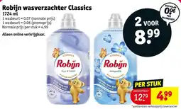 Kruidvat Robijn wasverzachter classics aanbieding