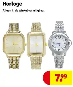 Kruidvat Horloge aanbieding