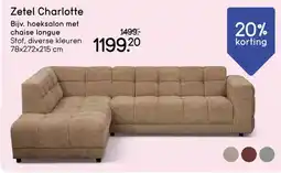 Leen Bakker Zetel Charlotte aanbieding