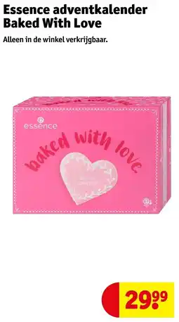 Kruidvat Essence adventkalender Baked With Love aanbieding