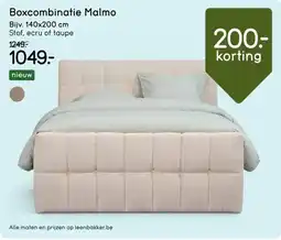 Leen Bakker Boxcombinatie Malmo aanbieding