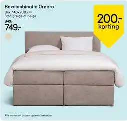 Leen Bakker Boxcombinatie Orebros aanbieding