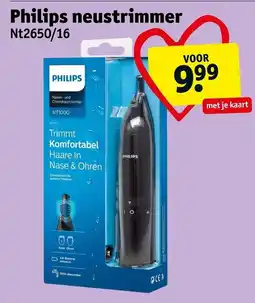 Kruidvat Philips neustrimmer aanbieding