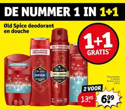 Kruidvat Old Spice deodorant en douche aanbieding