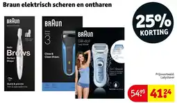 Kruidvat Braun ladyshaver aanbieding